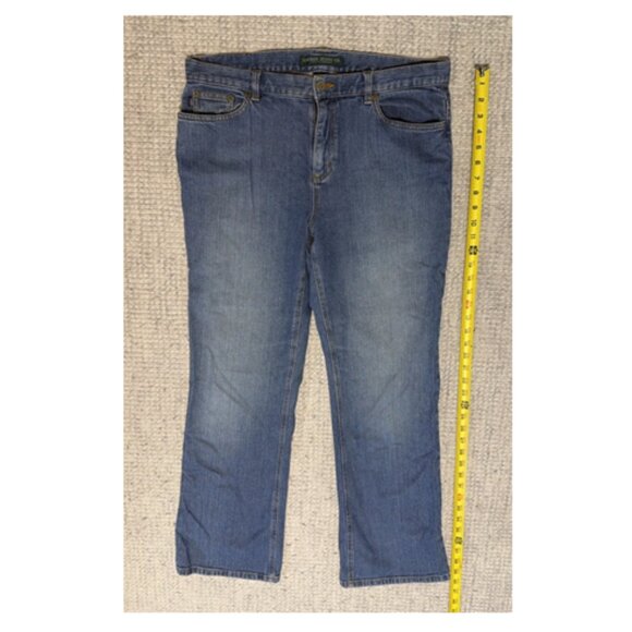 Lauren Jeans Co. Ralph Lauren Women's Boot Cut Denim Jeans Size 12 - Picture 5 of 7